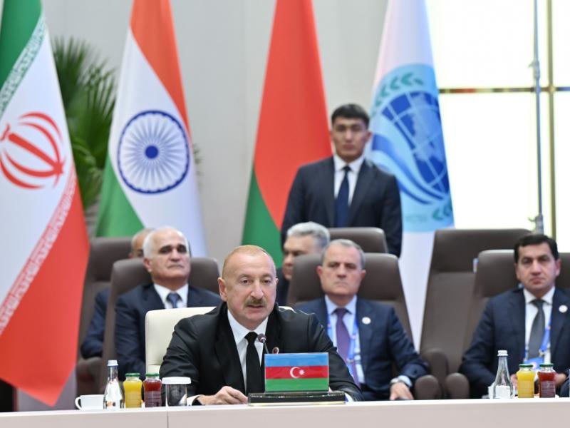 “Transport and energy security are among the issues on the global agenda,” President Ilham Aliyev