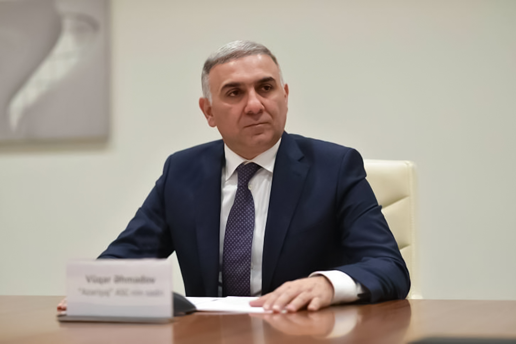 COP-29: Modern challenges   and prospects of the power industry sector Vugar Ahmadov Chairman of Azerishiq OJSC